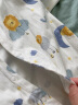 舒贝怡婴儿衣服内衣套装儿童睡衣宝宝家居服纯棉对开秋衣秋裤蓝色90CM 晒单实拍图