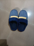 始丰【特大码36-51】始丰棉拖鞋男冬季保暖大号居家防滑毛拖鞋女棉鞋 蓝色 42-43 【适合41-42】 实拍图