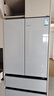 西门子（SIEMENS）504L无界平嵌法式多门双循环冰箱机皇 超薄嵌入式零嵌 国家补贴四开门 钢化玻璃 晶耀KF89BEA63C 实拍图