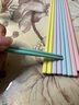 味家合金筷子炫彩糖果色系列家庭分餐筷子一人一双专人专用餐具五双装 实拍图