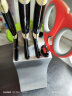 美厨（maxcook）不锈钢刀架刀座 加大厨房置物架  6个刀槽 加大款MCD7019 实拍图