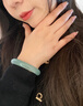 可辰可辰玉髓手镯少女款冰种玉髓飘花翠色半山水青山黛镯子送女友送妈 内径54-55【适合80-95斤】 实拍图