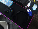 赛睿（SteelSeries）QcK Prism Cloth XL 900*300*4mm 电竞游戏鼠标垫 双区域RGB灯光 大尺寸 炫彩RGB版  实拍图