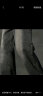 Foss Phil复古烟灰色牛仔裤男士夏季薄款美式高街直筒阔腿运动休闲长裤子 SS-505黑灰 3XL【推荐175-190斤】 晒单实拍图