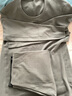 蕉内热皮503+++保暖内衣套装男女士7A抗菌秋衣秋裤加绒加厚冬季打底衫 【男士】青木灰 2XL 实拍图