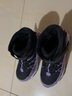 Skechers斯凯奇儿童绒绒靴雪地靴保暖男童棉鞋防寒加绒高帮女童靴660092L 女童/黑色/薰衣草色/BKLV 32 实拍图