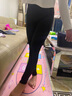 优优1点女童打底裤外穿春秋款中大童瑜伽裤黑色鲨鱼裤儿童秋冬加绒保暖裤 2489黑色【春秋款】 130 实拍图