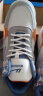 回力篮球鞋男鞋中帮缓震运动鞋厚底透气休闲鞋 WXY-G462C 白灰蓝 40 晒单实拍图