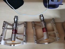 洛克兄弟（ROCKBROS） 自行车脚踏 山地公路车单车超轻培林铝合金脚踏板脚蹬装备配件 荣耀骑士 4培林 银色 实拍图