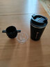 CAFE RHYME臻航 无需滤纸 600 目咖啡过滤器滤网 滤杯漏斗 手冲咖啡壶套装 黑色保温杯+滤网+托杯 实拍图