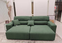 芝华仕现代简约布艺电动沙发床两用客厅复古直排家具芝华士30271绿四 晒单实拍图