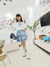 女童套装儿童学院风jk制服连衣裙夏装百褶裙童装夏天大童夏季裙子 玉桂狗鸢尾兰+【赠送白中筒袜】 150cm 实拍图