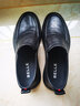百丽（Belle）软底商务休闲皮鞋男秋季新款一脚蹬真皮豆豆鞋A1010AM3预售 黑色-单里 40 (250mm) 实拍图