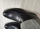 卡帝乐鳄鱼（CARTELO）英伦牛皮商务正装休闲男士低帮系带皮鞋男2511 黑色 增高版 41 实拍图
