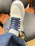 耐克NIKE篮球鞋男子AJ1乔1JORDAN 1运动鞋FZ5042-041灰白40.5 实拍图