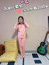 莫代尔儿童保暖内衣套装无痕发热加厚秋冬加绒德男女中大童秋衣秋裤 小马款粉色 140 建议身高125-140cm，55-65斤 实拍图