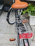凤凰（Phoenix）上海凤凰自行车成人女士老年人式2025新款轻便通勤代步实心胎单车 密封全轴承【双层铝合金轮】芭蕾黑 26寸充气胎【身高1.55-1.85米】 实拍图