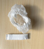 靓韵 网吧网咖无纺布一次性头戴式耳机套游戏吃鸡跑步防尘防汗保护耳罩 运动听歌音乐LOL干净简约 大号白（适9-13CM耳机）100只散散 实拍图
