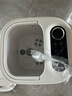 美的（Midea）泡脚桶加热洗脚盆自动按摩足浴盆智能高档生日礼物恒温小奶砖家用父亲母亲妈妈节日生日礼物 【尊享款-白】高深桶 电动按摩 实拍图