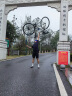 ROGTYO自行车骑行服夏季短袖骑行背带短裤速干排湿轻盈骑行穿戴装备 黑色短袖上衣 XL 实拍图