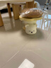游复吟新款奶油风换鞋凳家用门口小熊换鞋凳门口家用可坐穿鞋凳入户网红 【奶咖色】小熊摔跤饼干凳子 实拍图