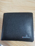 稻草人男士头层牛皮横款钱包商务皮夹休闲手包多卡位大容量卡包小零钱包 黑色-02210462 实拍图