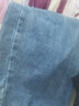 俞兆林窄版阔腿牛仔裤女宽松高腰显瘦女士直筒裤牛仔女裤子 Y143N1013 实拍图