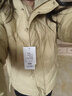 Aosijie高端品牌羽绒服女短款2025冬季新款宽松加厚保暖小个子白鸭绒外套 奶黄色 S 【85-105斤】 实拍图