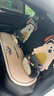 齐选汽车坐垫四季通用通风透气卡通可爱小狗车坐垫屁垫车内用品实用 【四季通用款】飞行狗七件套坐垫+背垫 实拍图