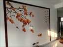定制3d立体现代中式柿柿如意电视背景墙壁纸客厅壁布卧室墙布壁画 宫廷贡缎布 平米 实拍图