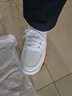李宁板鞋男鞋子运动休闲鞋男小白鞋春秋季新款滑板鞋低帮透气运动鞋 白色 40 实拍图