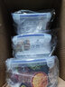 炬意（JY） 塑料保鲜盒食品级密封防水带饭餐盒冰箱冷藏微波炉零食乐扣盒子 圆形大号2000ml 直径19*高10cm 实拍图