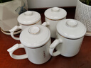瓷牌茗茶具 羊脂玉瓷办公杯节日礼物茶杯茶水分离杯定制陶瓷个人杯茶具 玉瓷上善若水茶水分离杯-安全装 实拍图