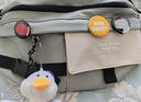 双星斜挎包男士胸包手机腰包女单肩包潮流运动小背包 灰色【带太空人挂件】 实拍图