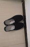 IQGD传统布鞋男老北京布鞋休闲低帮千层底一脚蹬老人鞋012 黑色 42码 晒单实拍图