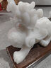 御祥阁天然玉石貔貅摆件高端摆件客厅办公室装饰乔迁新居礼品开业礼物 高端汉白玉款招财貔貅小号单个 实拍图