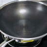 炊大皇 炒锅 304不锈钢炒菜锅煎锅 平底不粘炒锅32cm 可立可视盖不挑灶 实拍图