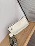 viney新款牛皮斜挎包包女包轻奢腋下包品牌生日元旦礼物送女生女友 【米白色】新年节礼物送老婆高级感实用洋气饺子包 时尚ck风百搭休闲小众单肩小包 实拍图