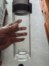 希诺单层玻璃杯大容量便携提环运动水杯男过滤泡茶杯子XN-9076 695mL 实拍图