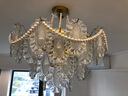 鹿屋法式客厅水晶吊灯北欧创意轻奢时尚玻璃珍珠房间灯具温馨主卧室灯 B款金色 四层【60CM】三色 实拍图