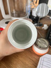 FU+保温杯陶瓷内胆咖啡杯高颜值便携泡茶杯男女士高档精致水杯随行杯 柔粉橘【陶瓷覆层内胆】 380ml 【刻字联系客服】 实拍图