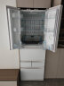 东芝（TOSHIBA）大白桃479日式冰箱双系统循环一级能效变频超薄可嵌入式自动制冰多门冰箱小户型除菌家用电冰箱 GR-RM479WE-PG1B3富士白 实拍图