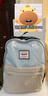 京商（Kyosho）日本小学书包幼儿园小学4-8岁书包儿童背包男女生双肩包透气减负 卡其灰拼色大号（适用1-3年级） 实拍图
