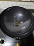 胖东来同款章丘手工锻打纯铁锅老式圆底铁锅家用炒菜锅不粘锅无涂层炒锅 送可立锅盖（2-4人）已开锅 32cm 默认 实拍图