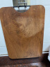 苏泊尔（SUPOR）砧板乌檀木整木菜板实木加厚加大架子家用擀面案板方形剁骨切菜板 中号 34*24*2.5cm 实拍图