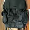 FILA【黑武士】斐乐男士背包2025秋季新款老花轻便大容量背包书包黑色 正黑色-BK XS 实拍图
