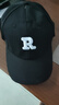 【热巴同款】加大棒球帽帽子男女大头围显脸小春夏字母百搭棒球帽 刺绣款-黑色 实拍图