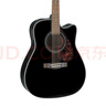 雅马哈（YAMAHA）FX370CBL 电箱款 云杉木初学入门民谣吉他 缺角吉它 41英寸黑色 实拍图