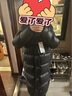 高梵黑金鹅绒服先锋2.0八格羽绒服男女同长款冬季品牌情侣厚外套 黑色【男女同款】 S 【165】 实拍图