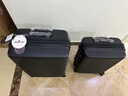 爱可乐（Echolac）防刮拉杆箱 万向轮旅行箱 时尚登机箱 带扩展层行李箱密码PW005 经典黑 24英寸 【有拓展层】 实拍图